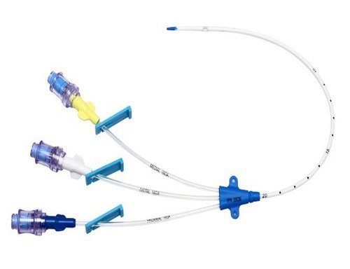 Products triple lumen catheter